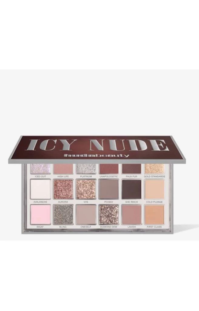 HUDA BEAUTY ICY NUDE EYESHADOW PALETTE