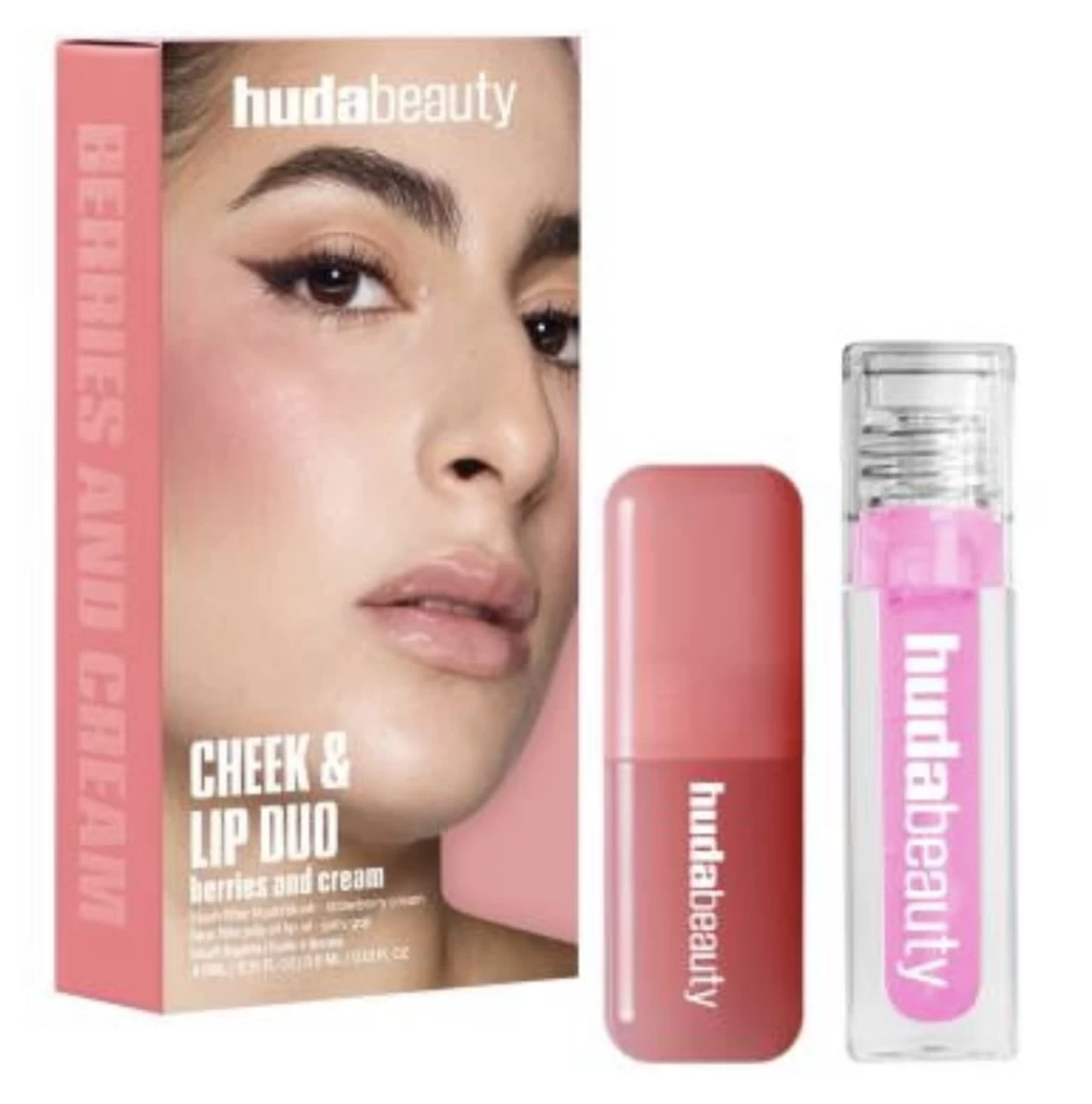 Huda Beauty. Cheek & Lip Duo Berries and Cream
